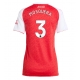Arsenal Cristhian Mosquera #3 Replike Domaci Dres za Ženska 2025-26 Kratak Rukav